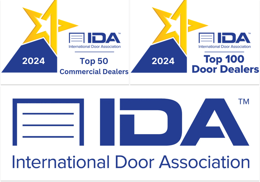 International Door Association logo