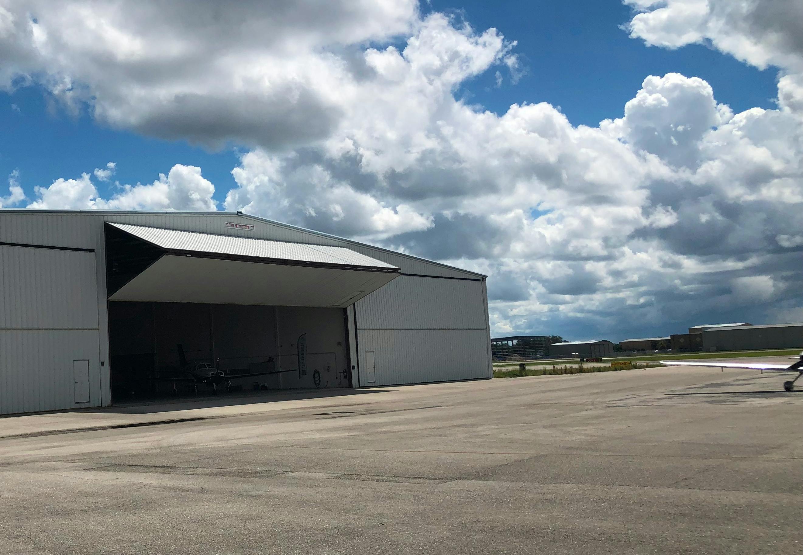 aicraft hangar garage doors