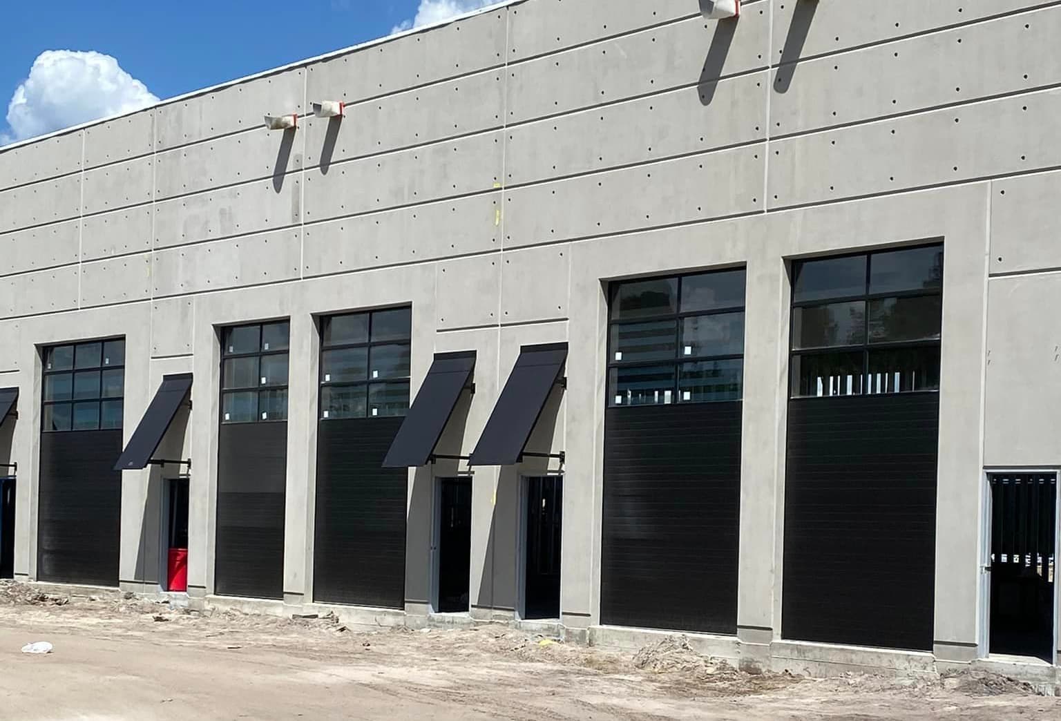 High-speed commercial door replacement